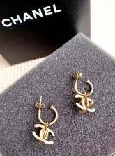 CHANEL Orecchini Cerchio Oro