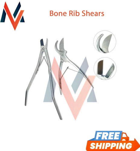 Bone rib shears stainless - shears,