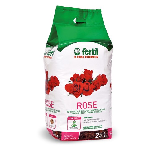 Terriccio per rose fertil con - terriccio,
