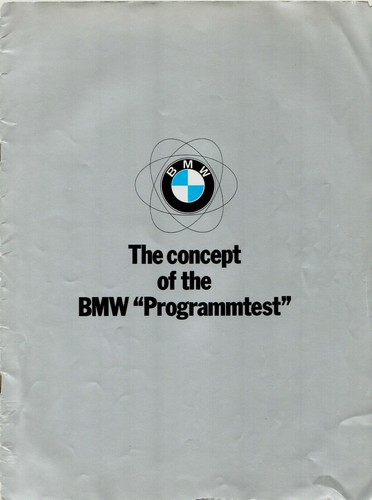 Bmw programmtest testing - bmw,