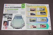 CITROEN CARS HISTORY 1945-1998