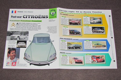 Citroen cars history 1945 1998 - citroen, 1945-1998