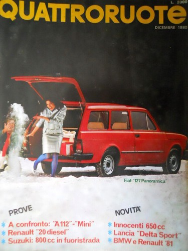 Quattroruote 302 1980 fiat - quattroruote,