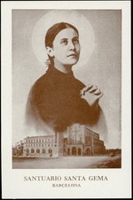 santino-holy card"S.GEMMA