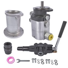 Kit Pompa Spaccalegna Idraulica Legno Pompa Ingranaggi 22GPM 2 Stadi con Valvola