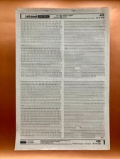 LETRASET 432 FOLIO LIGHT 10pt Trasferimento Lettere di Grattugia