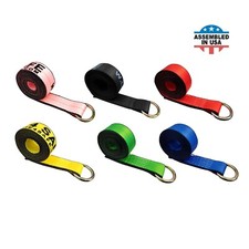 Cinghia lazo verricello USA 2" x 10' O Ring rimorchio camion sollevatore ruote cablaggio pneumatici