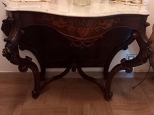 consolle ingresso antica primo novecento stile liberty,  marmo originale