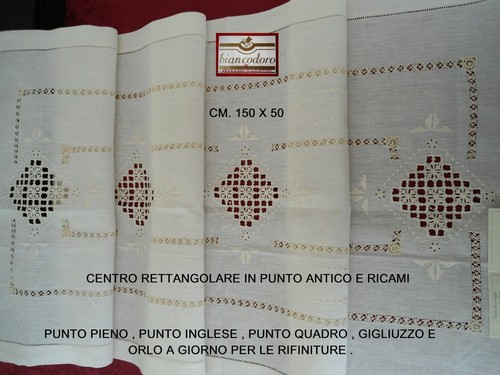 Ricamo mano punto antico - mano,