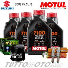 Tagliando SUZUKI Burgman 650 Executive 2014 2015 2016 Motul 7100 Filtro Candele