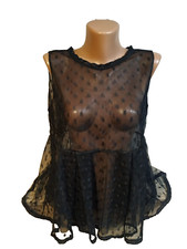 Manila Grace blusa donna ultraleggera taglia XS colore nero