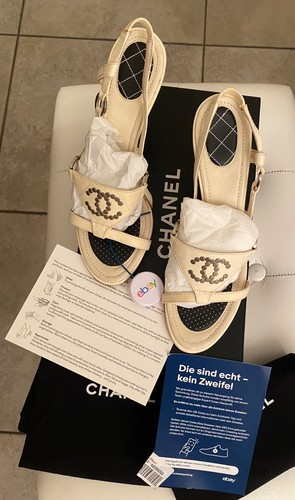 Sandali chanel 5 - chanel, n.38,5