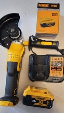 SET ORIGINALE DeWALT Smerigliatrice + 1 BATT. 6Ah + CARIC VEL 3A GARANZIA 3 ANNI