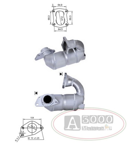 Catalizzatore dfc renault - catalizzatore,