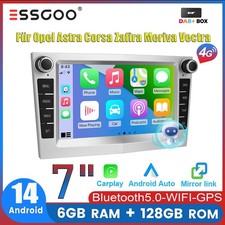 DAB+ per Opel Antara Zafira Corsa C Astra H Vivaro Android 14 autoradio GPS RDS
