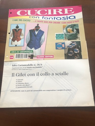 Cartamodello vintage gilet - cartamodello, il