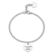 Bracciale Donna Acciaio Cuore