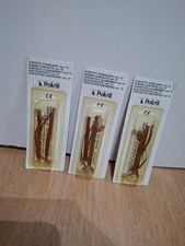 Nuovi lotto 3 box - 12 (4x3) CONTATTI STRISCIANTI 70 mm originali POLISTIL
