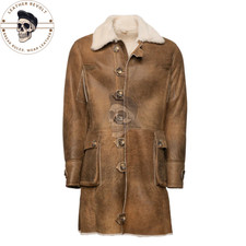 Cappotto lungo uomo pelle