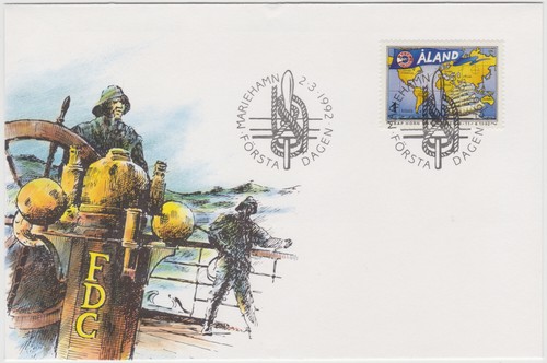 Aland fdc 1992 - aland, the