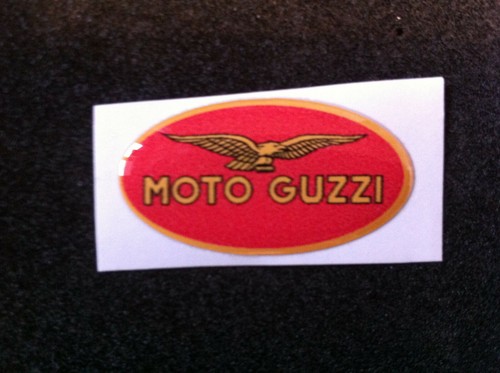 Adesivo resinato moto guzzi - 1,