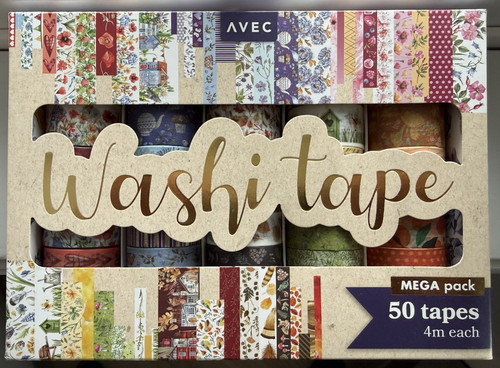 Washi tape mega pack - di, avec
