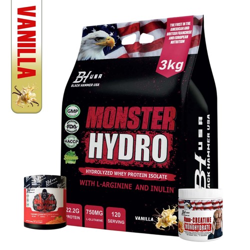 Monster hydro whey - vanilla, +