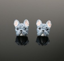 Orecchini Bulldog francese