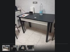 tavolo cucina colore nero buone condizioni smontato ma rimontabile facilmente