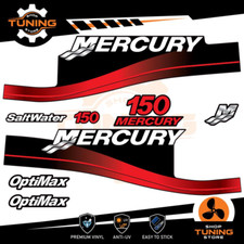 Kit Adesivi Motore Marino Fuoribordo Mercury 150 cv - versione Optimax OLD
