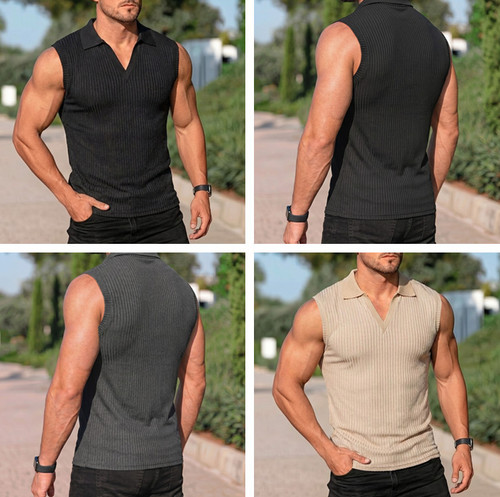 Shirt uomo estiva scollo v - scollo,