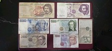 🪙 Storico lotto di 7 banconote in Lire Italiane