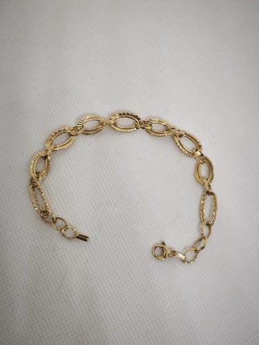 Bracciale donna maglie oro - bracciale,