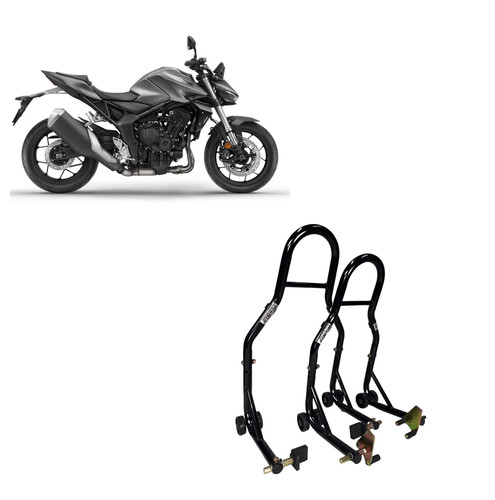 Coppia cavalletti moto - moto, alza