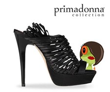 SCARPE SANDALI PRIMADONNA NERO