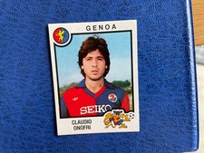 PANINI 1982/83 CALCIATORI GENOA ONOFRI N 117 VELINA ORIGINALE