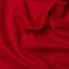 TESSUTO TAGLIO TELA AIDA 55 FORI rosso rossa 150 cm di altezza RICAMO PUNTO CROC