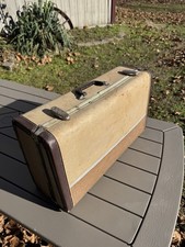 Valigia rigida vintage marrone