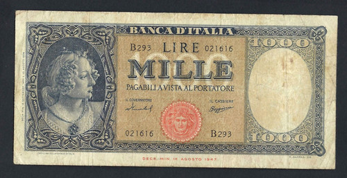Repubblica italiana 1000 lire - repubblica,