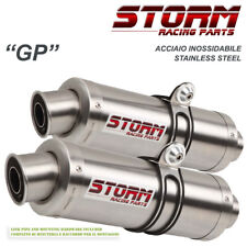 Scarichi Storm by Mivv Gp acciaio inox per Kawasaki Z 1000 2007 > 2009