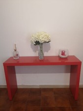 consolle Ikea serie Malm rossa
