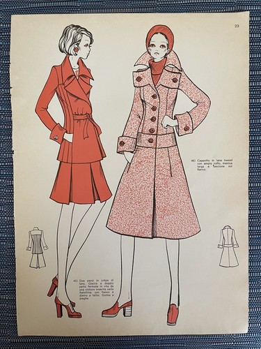 Fashion paper page print - page,