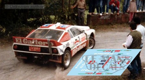 Decals lancia 037 rallye - lancia,