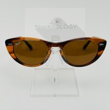 Occhiali da sole Ray-Ban Nina RB4314-N Cat Eye marrone 954/33 54-18 140 3N CARTE E CUSTODIA