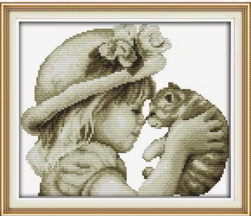 Confezione ricamo punto croce - ricamo,