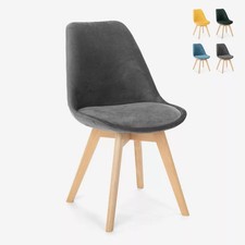 Sedia design scandinavo legno