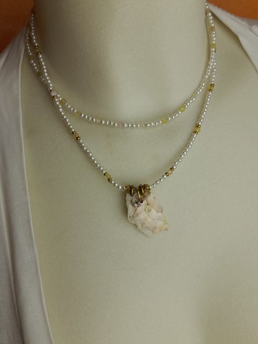 Girocollo donna con inserto