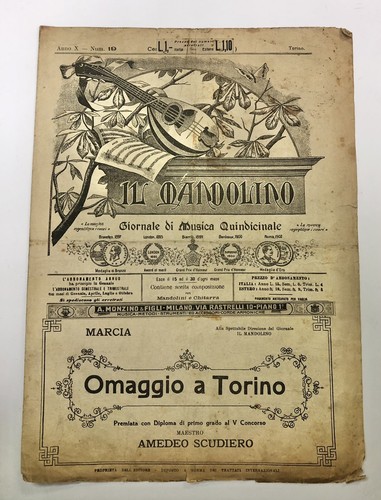 Rivista antica mandolino - antica:, il
