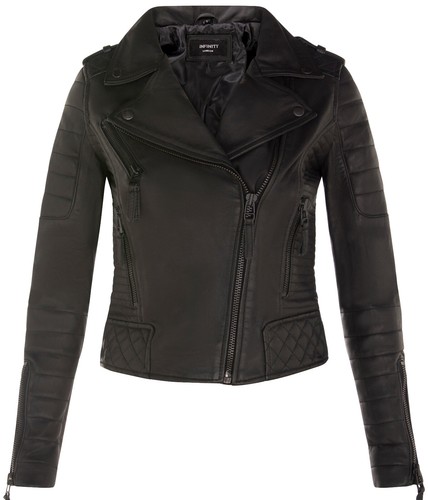 Giacca biker pelle donna - giacca,