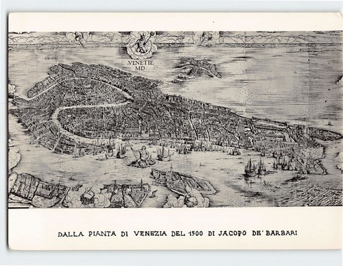 Cartolina veduta venezia di - veduta,